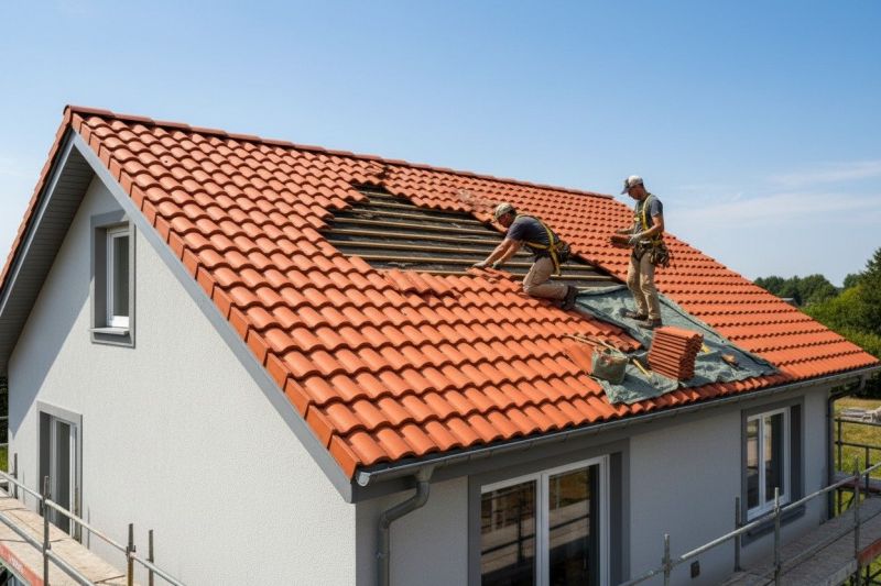 Tile Roof Repair detail